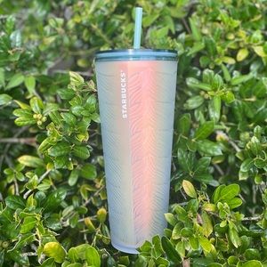 24oz Starbucks Mermaid Tail Iridescent Tumbler